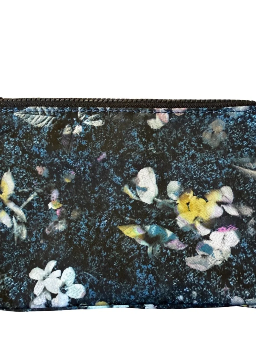 Ivivva by Lululemon Wristlet Zip Pouch Moody Floral Print EUC Retired
